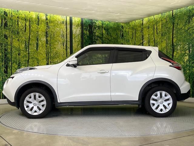 ジューク 15RX 純正ナビ バックカメラ 禁煙車 スマートキー HIDヘッド ETC オートライト オートエアコン Bluetooth再生 革巻きステアリング アイドリングストップ(25枚目)