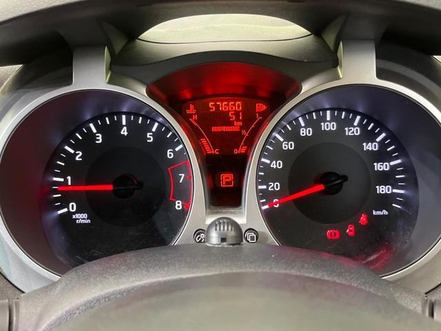 ジューク 15RX 純正ナビ バックカメラ 禁煙車 スマートキー HIDヘッド ETC オートライト オートエアコン Bluetooth再生 革巻きステアリング アイドリングストップ(35枚目)