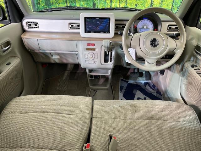アルトラパン X SDナビ レーダーブレーキサポート 禁煙車 シートヒーター スマートキー HIDヘッド オートライト オートエアコン 純正14インチアルミ 革巻きステアリング アイドリングストップ 電動格納ミラー(2枚目)
