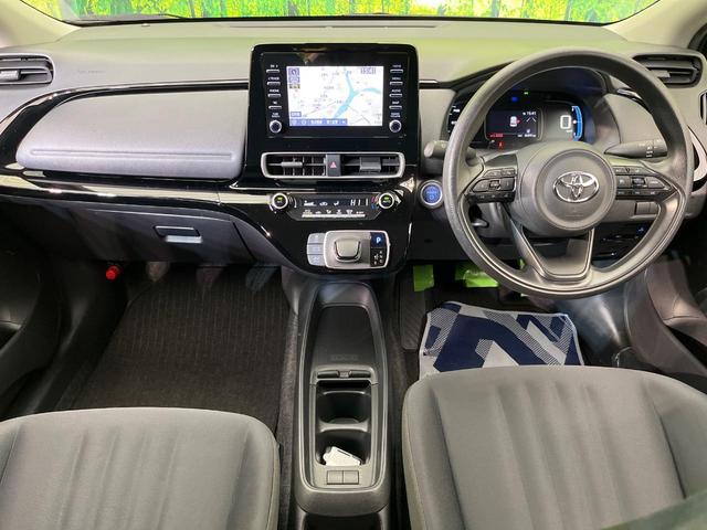 アクア X 純正ナビ バックカメラ セーフティセンス レーダークルーズ 禁煙車 スマートキー LEDヘッド ETC オートハイビーム 車線逸脱警報 オートライト オートエアコン Bluetooth再生(2枚目)