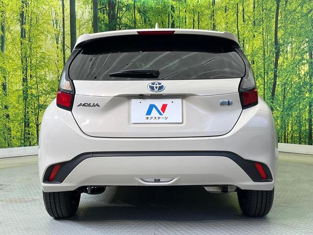 アクア X 純正ナビ バックカメラ セーフティセンス レーダークルーズ 禁煙車 スマートキー LEDヘッド ETC オートハイビーム 車線逸脱警報 オートライト オートエアコン Bluetooth再生(15枚目)