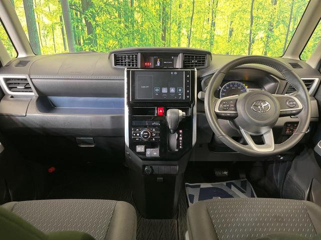 ルーミー カスタムＧ　両側電動ドア　純正９インチディスプレイオーディオ　バックカメラ　スマートアシスト　アダプティブクルーズ　禁煙車　コーナーセンサー　スマートキー　ＬＥＤヘッド　オートハイビーム　車線逸脱警報（2枚目）