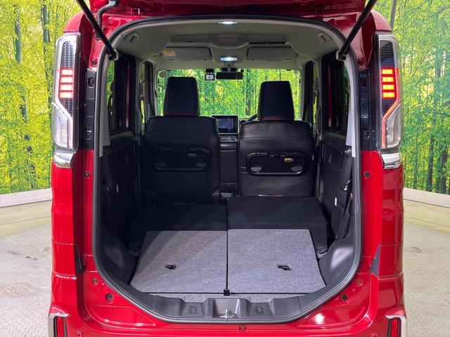 スペーシアカスタム ハイブリッドXSターボ 両側電動ドア 純正ナビ 全周囲カメラ セーフティサポート 禁煙車 ハーフレザーシート シートヒーター ドラレコ スマートキー LEDヘッド ETC クルコン オートハイビーム 車線逸脱警報(43枚目)