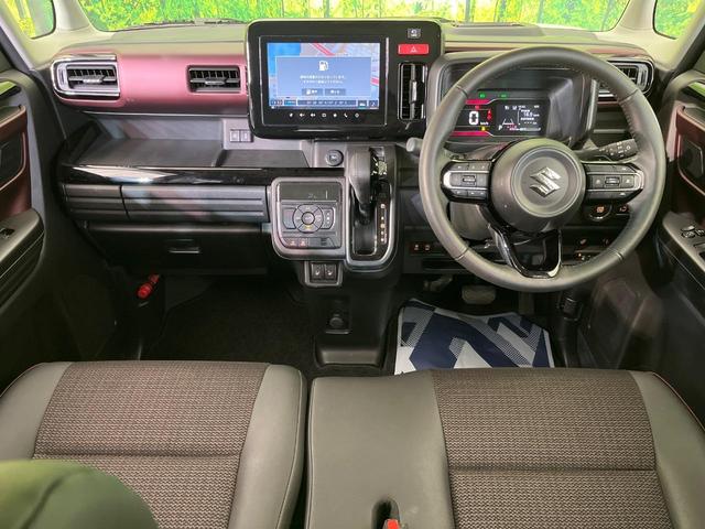 スペーシアカスタム ハイブリッドXSターボ 両側電動ドア 純正9インチナビ 全周囲カメラ セーフティサポート アダプティブクルーズ 禁煙車 シートヒーター ハーフレザーシート ドラレコ コーナーセンサー スマートキー LEDヘッド ETC(2枚目)