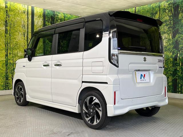 スペーシアカスタム ハイブリッドXSターボ 両側電動ドア 純正9インチナビ 全周囲カメラ セーフティサポート アダプティブクルーズ 禁煙車 シートヒーター ハーフレザーシート ドラレコ コーナーセンサー スマートキー LEDヘッド ETC(49枚目)