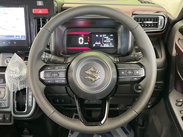 スペーシアカスタム ハイブリッドXS 届出済未使用車 両側電動ドア 純正9インチナビ 全周囲カメラ セーフティサポート アダプティブクルーズ シートヒーター ハーフレザーシート スマートキー LEDヘッド オートハイビーム(11枚目)