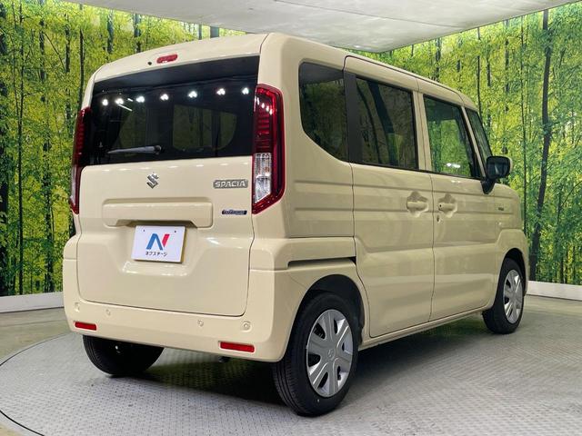 スペーシア ハイブリッドG 届出済未使用車 セーフティサポート コーナーセンサー スマートキー LEDヘッド オートハイビーム 車線逸脱警報 オートライト オートエアコン ステアリングスイッチ アイドリングストップ(17枚目)