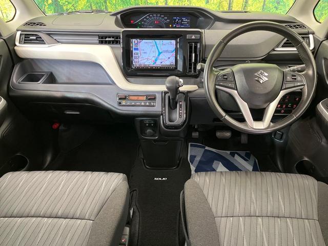 ソリオ ハイブリッドＭＺ　両側電動ドア　純正８型ナビ　セーフティサポート　アダプティブクルーズ　禁煙車　ドラレコ　シートヒーター　コーナーセンサー　スマートキー　ＬＥＤヘッド　ＥＴＣ　車線逸脱警報　オートハイビーム（2枚目）