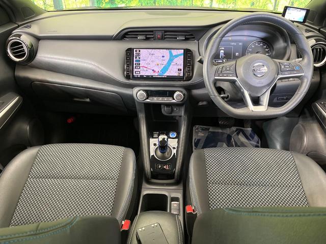 キックス Ｘ　純正９インチナビ　全周囲カメラ　インテリジェントエマージェンシーブレーキ　プロパイロット　インテリジェントルームミラー　禁煙車　ハーフレザーシート　ドラレコ　コーナーセンサー　ＬＥＤヘッド　ＥＴＣ（2枚目）