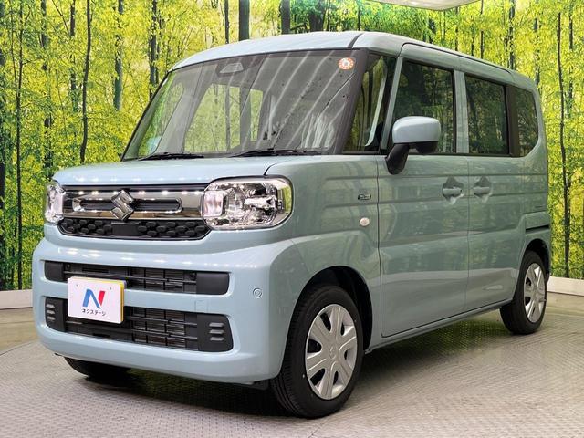 スペーシア ハイブリッドＧ　届出済未使用車　セーフティサポート　コーナーセンサー　スマートキー　ＬＥＤヘッド　オートマチックハイビーム　車線逸脱警報　オートライト　オートエアコン（24枚目）