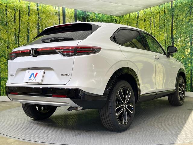 ヴェゼル ｅ：ＨＥＶ　Ｚ　登録済未使用車　純正９型ナビ　全周囲カメラ　ホンダセンシング　レーダークルーズ　電動リアゲート　ハーフレザーシート　シートヒーター　コーナーセンサー　スマートキー　ＬＥＤヘッド　ＥＴＣ２．０（17枚目）