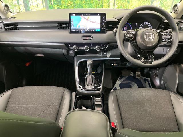 ヴェゼル e:HEV Z フルエアロ 純正9インチナビ 全周囲カメラ ホンダセンシング アダプティブクルーズ 禁煙車 電動リアゲート ハーフレザーシート シートヒーター ドラレコ コーナーセンサー スマートキー ETC(2枚目)