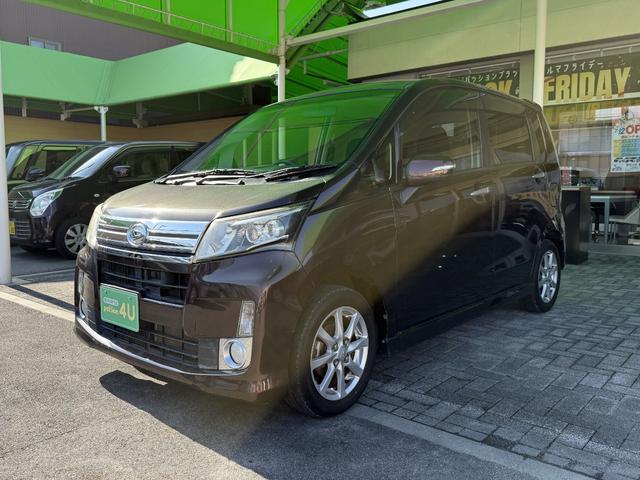 ムーヴ カスタム　Ｘ　ＳＡ　車検２年　衝突被害軽減ブレーキ　スマートキー　アイドリングストップ　純正アルミホイール　イクリプスナビ　ＥＴＣ　横滑り防止機能　ベンチシート　電動格納ドアミラー　オートライト　保証あり（5枚目）