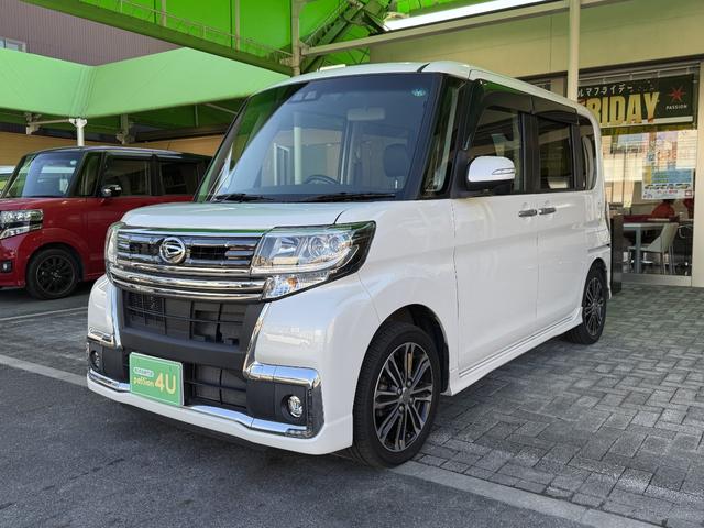 タント カスタムＲＳ　トップエディションＳＡＩＩＩ　車検８年１２月　両側電動スライドドア　衝突被害軽減ブレーキ　スマートキー　シートヒーター　アイドリングストップ　オートハイビーム　フルセグナビ　ＥＴＣ　電動格納ドアミラー　バックカメラ（5枚目）