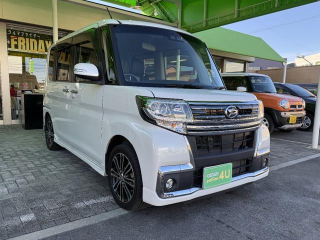 タント カスタムＲＳ　トップエディションＳＡＩＩＩ　車検８年１２月　両側電動スライドドア　衝突被害軽減ブレーキ　スマートキー　シートヒーター　アイドリングストップ　オートハイビーム　フルセグナビ　ＥＴＣ　電動格納ドアミラー　バックカメラ（7枚目）