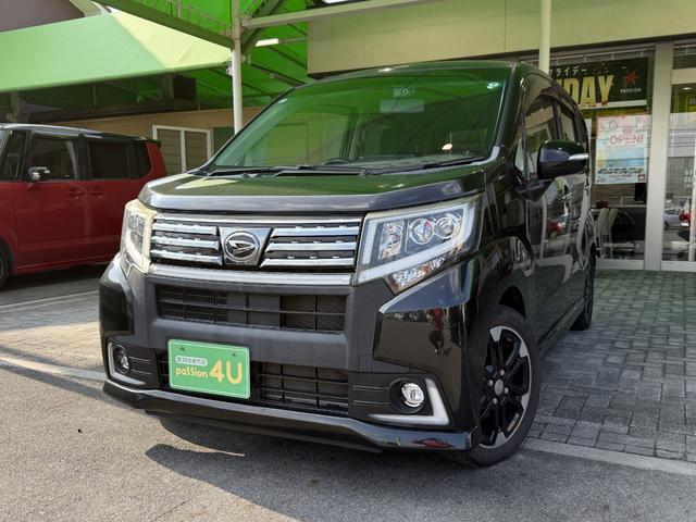 ムーヴ カスタム　ＲＳ　ハイパー　車検８年７月　アイドリングストップ　ケンウッドナビ　ＥＴＣ　純正アルミホイール　電動格納ドアミラー　スマートキー　オートエアコン　ディスチャージヘッドライト　パワーウインドウ　横滑り防止機能（4枚目）