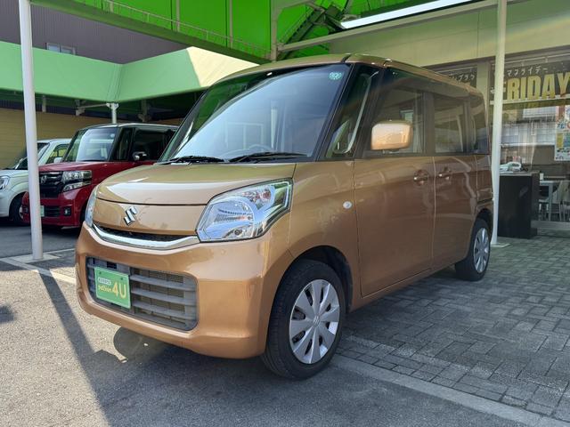 スペーシア Ｘ　車検９年１０月　片側電動スライドドア　スマートキー　衝突被害軽減ブレーキ　シートヒーター　全方位カメラ　純正ナビ　ＥＴＣ　アイドリングストップ　横滑り防止機能　電動格納ドアミラー　保証あり（5枚目）