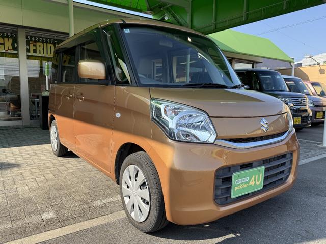 スペーシア Ｘ　車検９年１０月　片側電動スライドドア　スマートキー　衝突被害軽減ブレーキ　シートヒーター　全方位カメラ　純正ナビ　ＥＴＣ　アイドリングストップ　横滑り防止機能　電動格納ドアミラー　保証あり（7枚目）