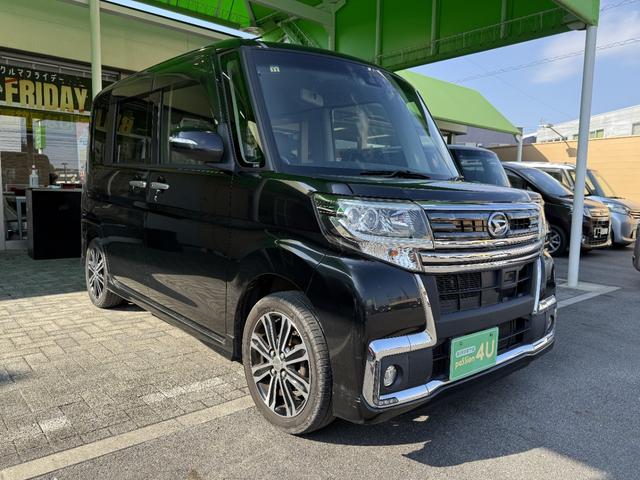 タント カスタムRS トップエディションSAII 車検2年 両側電動スライドドア 衝突被害軽減ブレーキ スマートキー アルミホイール アイドリングストップ バックカメラ カロッツェリアナビ 電動格納ドアミラー ETC 横滑り防止機能 オートエアコン(7枚目)
