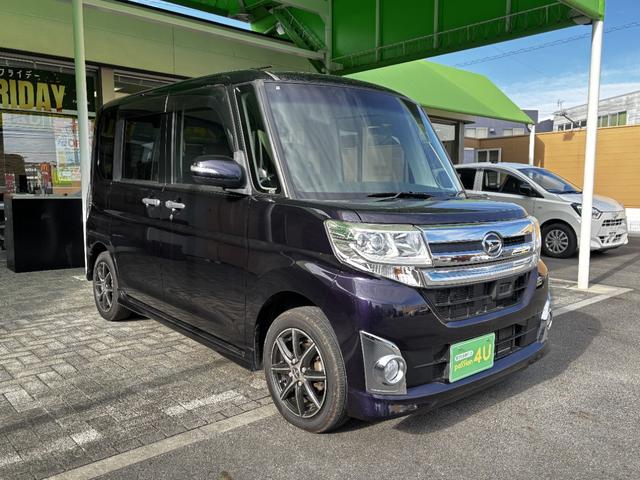 タント カスタムＲＳ　トップエディションＳＡ　車検２年　両側電動スライドドア　衝突被害軽減ブレーキ　スマートキー　社外アルミホイール　アイドリングストップ　ＬＥＤヘッドライト　パナソニックナビ　ＥＴＣ　フォグランプ　オートエアコン　保証あり（7枚目）
