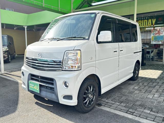 スクラムワゴン ＰＺターボ　車検２年　片側電動スライドドア　社外アルミホイール　電動格納ドアミラー　オートエアコン　パワーウインドウ　ケンウッドナビ　フォグランプ　ディスチャージヘッドライト　軽自動車　保証あり（5枚目）