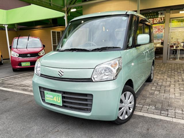 スペーシア X 車検2年 片側電動スライドドア 電動格納ドアミラー アイドリングストップ セキュリティアラーム バックカメラ スズキ純正スマートフォン連携ナビ スマートキー ベンチシート オートエアコン 保証あり(4枚目)
