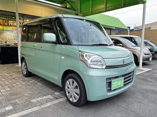 スペーシア X 車検2年 片側電動スライドドア 電動格納ドアミラー アイドリングストップ セキュリティアラーム バックカメラ スズキ純正スマートフォン連携ナビ スマートキー ベンチシート オートエアコン 保証あり(7枚目)