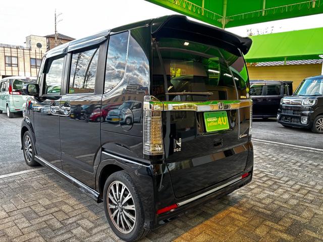 Ｎ－ＢＯＸカスタム Ｇ・ターボＬパッケージ　車検９年９月　両側電動スライドドア　スマートキー　電動格納ドアミラー　クルーズコントロール　オートエアコン　ディスチャージヘッドライト　アイドリングストップ　アルミホイール　横滑り防止機能　保証あり（10枚目）
