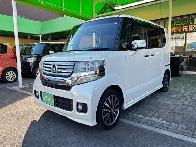 Ｎ－ＢＯＸカスタム Ｇ・ターボパッケージ　車検２年　両側電動スライドドア　アイドリングストップ　アルミホイール　ＥＴＣ　Ｇａｔｈｅｒｓナビ　バックカメラ　クルーズコントロール　電動格納ドアミラー　ディスチャージヘッドライト　保証あり（5枚目）