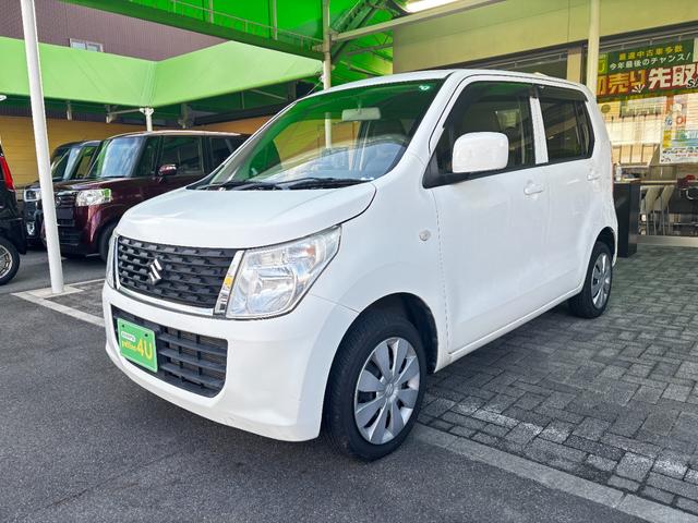 ワゴンＲ ＦＸ　車検２年　電動格納ドアミラー　アイドリングストップ　キーレスエントリー　オートエアコン　パワーウインドウ　ＣＤオーディオ　ユピテルナビ　セキュリティアラーム　ベンチシート　軽自動車　保証あり（5枚目）