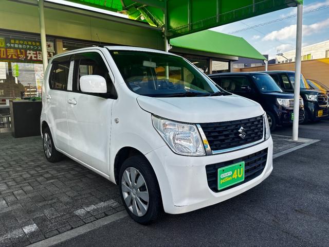 ワゴンＲ ＦＸ　車検２年　電動格納ドアミラー　アイドリングストップ　キーレスエントリー　オートエアコン　パワーウインドウ　ＣＤオーディオ　ユピテルナビ　セキュリティアラーム　ベンチシート　軽自動車　保証あり（7枚目）