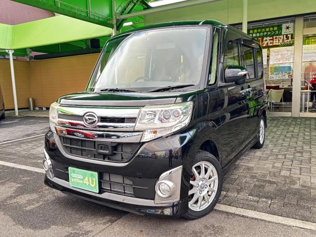 タント カスタムＸ　ＳＡ　車検９年３月　片側電動スライドドア　衝突被害軽減ブレーキ　スマートキー　アルミホイール　電動格納ドアミラー　バックカメラ　アイドリングストップ　横滑り防止機能　カロッツェリアナビ　保証あり（4枚目）