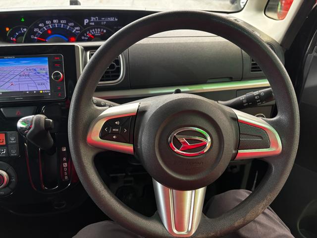 タント カスタムＸ　ＳＡ　車検９年３月　片側電動スライドドア　衝突被害軽減ブレーキ　スマートキー　アルミホイール　電動格納ドアミラー　バックカメラ　アイドリングストップ　横滑り防止機能　カロッツェリアナビ　保証あり（15枚目）