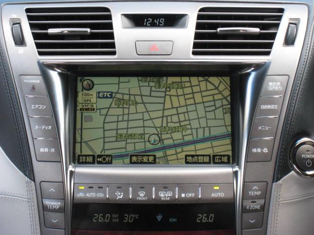 LS600hL後席セパレートシートPG 4WDエアロ20AW(11枚目)