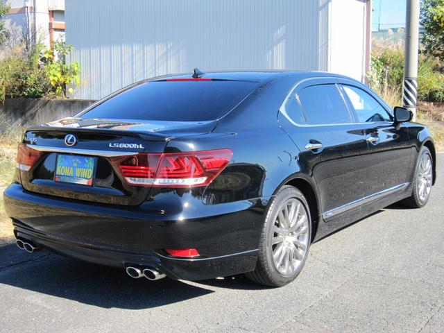 LS LS600hL エグゼクティブパッケージ 4WD モデリスタエアロリヤエンターテイメントマークレビンソンサウンド19SPドライバーモニター前後プリクラッシュSレ-ダークルーズLKAセミアニリン黒本革エアシート後席リラクゼーションパワートランク(2枚目)