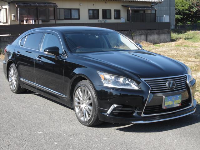 LS LS600hL エグゼクティブパッケージ 4WD モデリスタエアロリヤエンターテイメントマークレビンソンサウンド19SPドライバーモニター前後プリクラッシュSレ-ダークルーズLKAセミアニリン黒本革エアシート後席リラクゼーションパワートランク(3枚目)