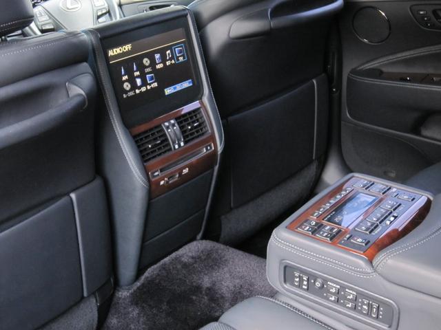 LS LS600hL エグゼクティブパッケージ 4WD モデリスタエアロリヤエンターテイメントマークレビンソンサウンド19SPドライバーモニター前後プリクラッシュSレ-ダークルーズLKAセミアニリン黒本革エアシート後席リラクゼーションパワートランク(56枚目)