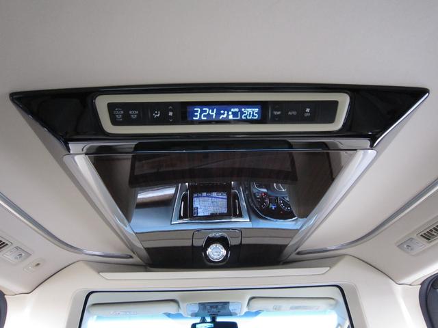 アルファード 3.5ロイヤルラウンジSP レクサスLM350キットフルパーテーション可動式調光パーテーションガラスエクストラキャビネット冷蔵庫24型リヤエンターテイメントVIPリラクゼーションシート集中コントロールタッチパネルデジタルミラー(46枚目)