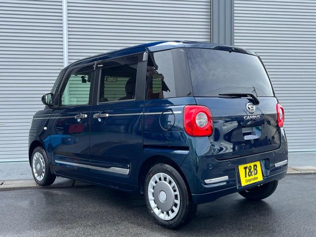 ムーヴキャンバス セオリーＧ　新車保証継承・ディスプレイオーディオ・ドライブレコーダー・ＥＴＣ車載器・シートヒーター・両側電動スライドドア・ホットドリンクホルダー（4枚目）