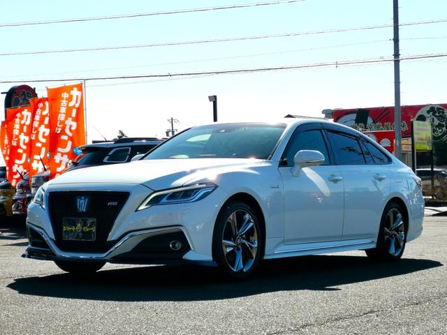 クラウンハイブリッド RSアドバンス アダプティブクルーズコントロール 純正ナビ 禁煙車 シートヒーター バックカメラ ETC2.0 LEDヘッド クリアランスソナー パワーシート ブラインドスポットモニター パワステ 電動格納ミラー(12枚目)