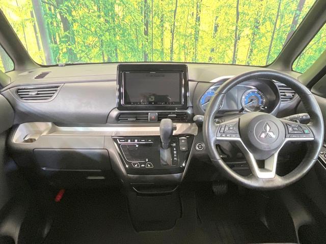 デリカミニ T プレミアム 両側電動ドア 9型ナビ 全周囲カメラ 衝突被害軽減システム レーダークルーズ 禁煙車 ハーフレザーシート ドラレコ コーナーセンサー スマートキー LEDヘッド ビルトインETC オートライト(2枚目)