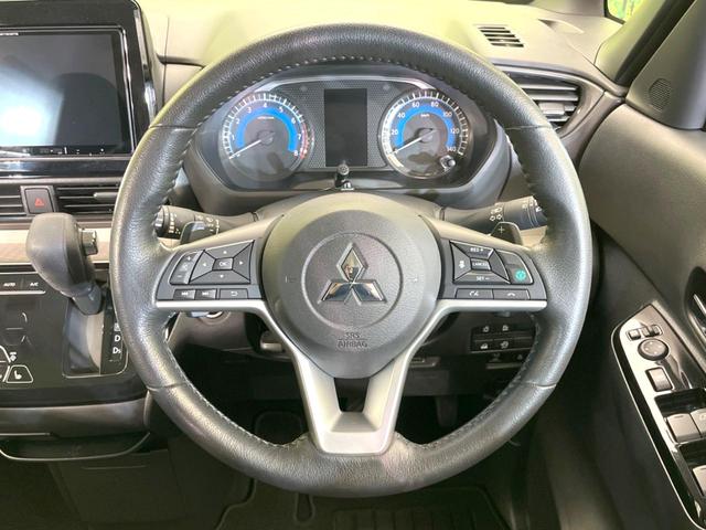 デリカミニ T プレミアム 両側電動ドア 9型ナビ 全周囲カメラ 衝突被害軽減システム レーダークルーズ 禁煙車 ハーフレザーシート ドラレコ コーナーセンサー スマートキー LEDヘッド ビルトインETC オートライト(11枚目)