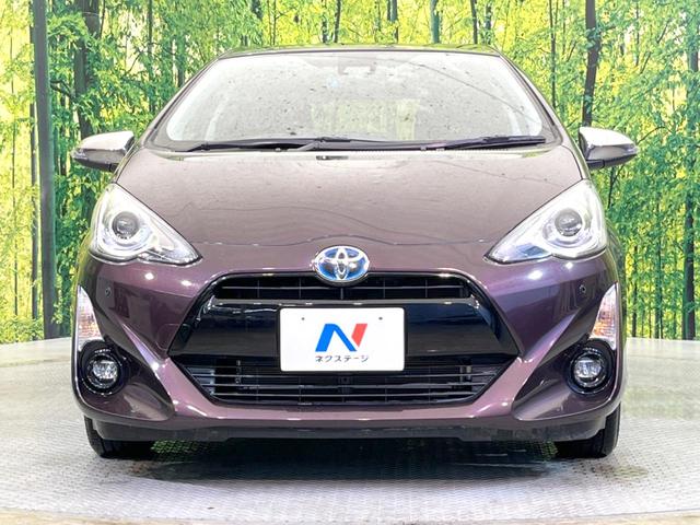 アクア G 純正SDナビ バックカメラ 衝突被害軽減システム 禁煙車 コーナーセンサー スマートキー LEDヘッド ビルトインETC オートハイビーム オートライト オートエアコン 純正15インチアルミ(14枚目)