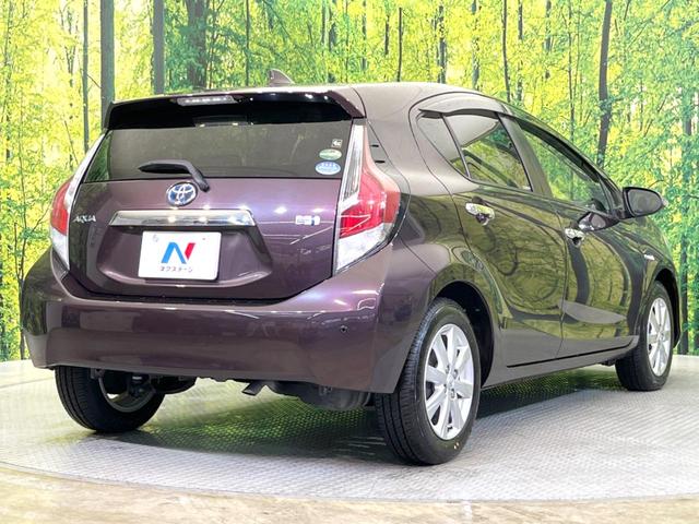 アクア G 純正SDナビ バックカメラ 衝突被害軽減システム 禁煙車 コーナーセンサー スマートキー LEDヘッド ビルトインETC オートハイビーム オートライト オートエアコン 純正15インチアルミ(17枚目)