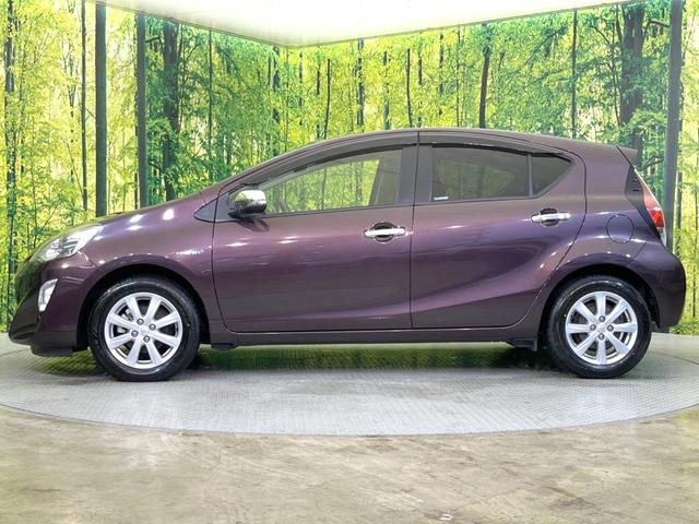 アクア G 純正SDナビ バックカメラ 衝突被害軽減システム 禁煙車 コーナーセンサー スマートキー LEDヘッド ビルトインETC オートハイビーム オートライト オートエアコン 純正15インチアルミ(22枚目)