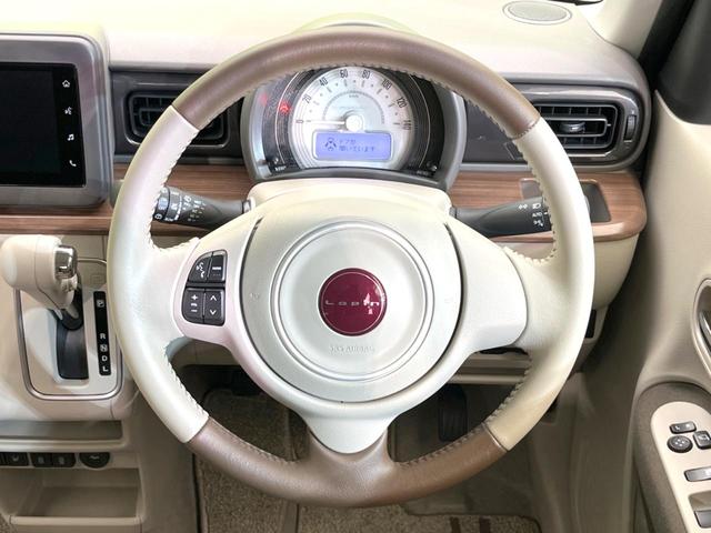 アルトラパンLC X 純正ディスプレイオーディオ バックカメラ 衝突軽減 ハーフレザーシート ドラレコ コーナーセンサー スマートキー LEDヘッド ビルトインETC オートライト オートエアコン 純正14インチアルミ(11枚目)