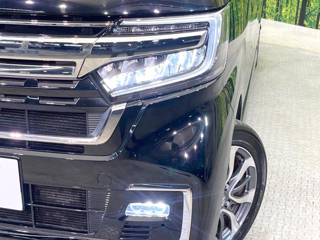 N-BOXカスタム L 電動スライドドア 純正SDナビ バックカメラ 衝突被害軽減システム レーダークルーズ 禁煙車 コーナーセンサー スマートキー LEDヘッド オートハイビーム 車線逸脱警報 オートライト(12枚目)