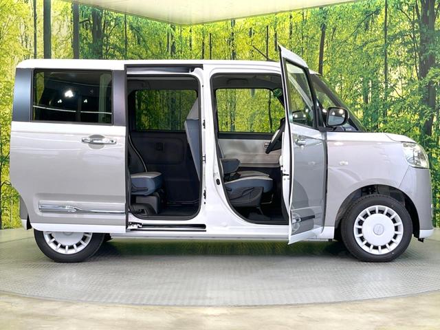 ムーヴキャンバス ストライプスG 届出済未使用車 両側電動ドア 衝突軽減 シートヒーター コーナーセンサー スマートキー LEDヘッド オートハイビーム オートライト オートエアコン 誤発進抑制(48枚目)