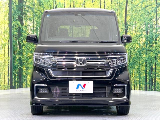 N-BOXカスタム Lターボ 両側電動ドア SDナビ バックカメラ 衝突被害軽減システム レーダークルーズ 禁煙車 ハーフレザーシート コーナーセンサー スマートキー LEDヘッド ビルトインETC オートハイビーム(14枚目)