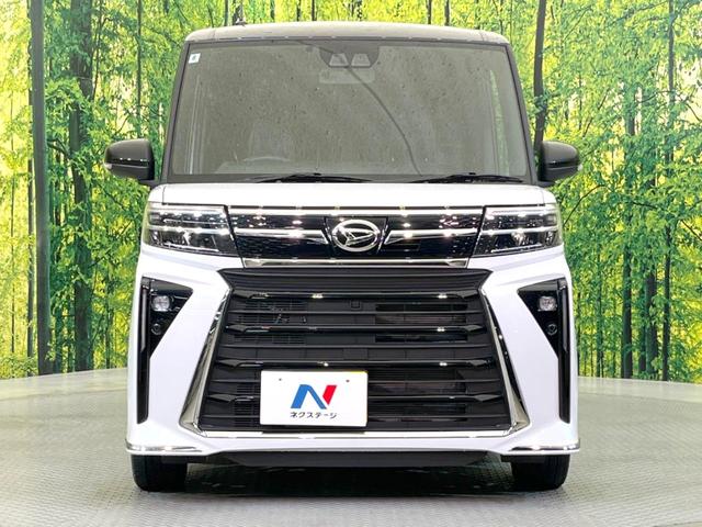 タント カスタムRS ターボ 両側電動ドア バックカメラ 衝突被害軽減システム 禁煙車 ハーフレザーシート コーナーセンサー スマートキー LEDヘッド ビルトインETC オートハイビーム 車線逸脱警報 オートライト(14枚目)